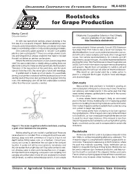 Rootstocks for Grape Production