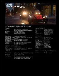 Standard Specifications