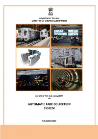 Automatic Fare Collection System