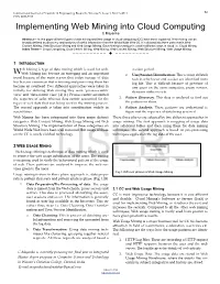 Implementing Web Mining Into Cloud Computing C Mayanka