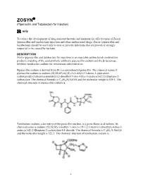 Piperacillin and Tazobactam for Injection)