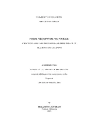 Choctaw Language Ideologies and Their Impact On
