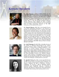 Keynote Speakers