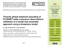 Towards Global Upscaling of FLUXNET Observations