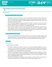 1 SITUATION/CONTEXT INFORMATION . KEY IMPACTS, NEEDS and RISKS . RESPONSE . UPDATE No 11
