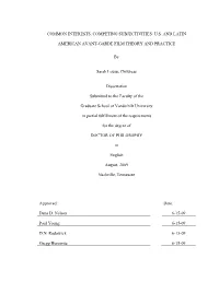 Common Interests, Competing Subjectivities: Us and Latin