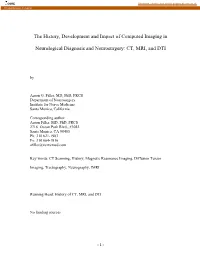 CT, MRI, and DTI