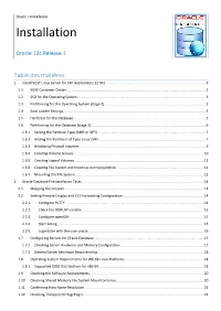 Oracle 12C Installation Guide