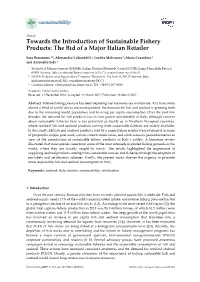Towards the Introduction of Sustainable Fishery Products: the Bid of a Major Italian Retailer