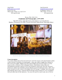 2017 Class Syllabus