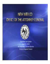 Appellate Law Update Presentation