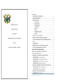 Nanumba South District Assembly 4.Policy Outcome Indicators and Targets