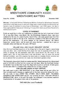 Wrenthorpe Matters Nov 2020