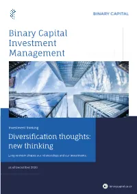 Binary Capital Investment Management