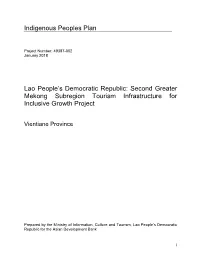 Second Greater Mekong Subregion Tourism Infrastructure for Inclusive Growth Project