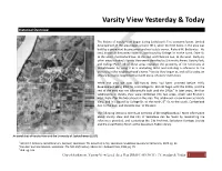 Varsity View History