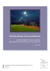 Barking Abbey School, Barking New Artificial Grass Pitch & Floodlights