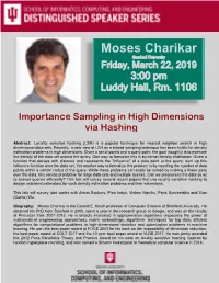 Moses Charikar Stanford University