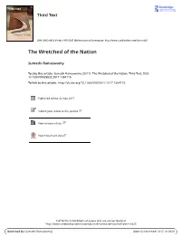 The Wretched of the Nation