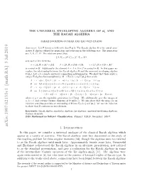 Arxiv:1907.02135V1 [Math.RA] 3 Jul 2019