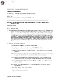 Code of Colorado Regulations 1 J