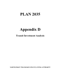PLAN 2035 Appendix D