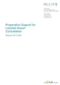 Preparation Support for Lelystad Airport Consultation Document Title Report for LVNL