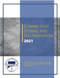 Connecticut Zoning and Discrimination 2021 Report