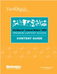 Content Guide