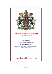Heraldry for Beginners