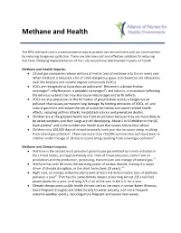 Methane and Health