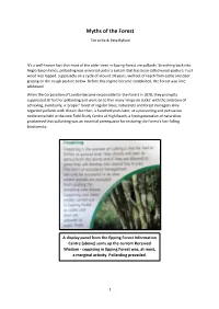 Myths of the Forest