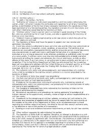 Chapter 118 International Notaries