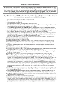 David's Basics of Big Walling Evening We Will Be Doing Active Teaching
