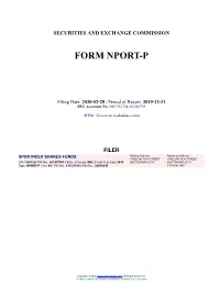 SPDR INDEX SHARES FUNDS Form NPORT-P Filed 2020-02-28