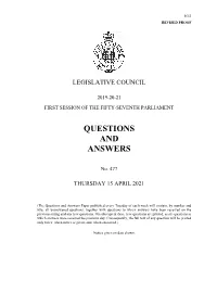 Questions & Answers Paper No
