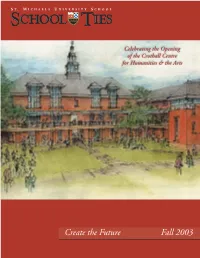 School Ties: 2003, Fall Issue