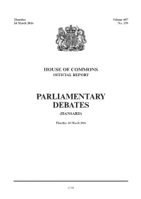 Whole Day Download the Hansard Record of the Entire Day in PDF Format. PDF File, 0.71