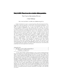 Draft, 9.6.2012. Please Do Not Cite Or Circulate Without Permission. Urska Velikonja*