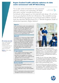 HP Networking | IT Case Study | Region Zealand | HP