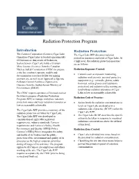 Radiation Protection Program