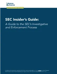 SEC Insider's Guide