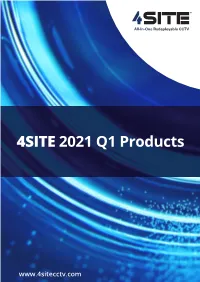 4SITE 2021 Q1 Products