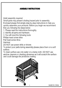 Assembly Instructions