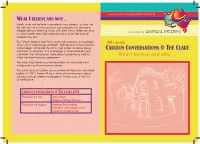 Carlton Conversations @ the Clare and Listen to Speakers