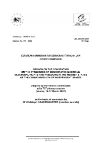 CDL-AD(2007)007 Opinion No