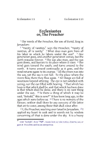 Eng-Web ECC.Pdf Ecclesiastes (19 Pages)