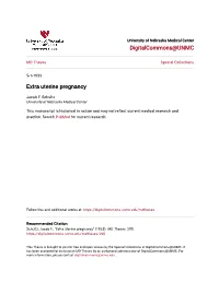 Extra Uterine Pregnancy