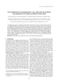 Lava Identification by Paleomagnetism: a Case Study and Some Problems