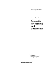 Separation Processing and Documents
